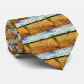 Plowed Field (die Furrows) von Vincent van Gogh Krawatte (Gerollt)