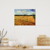 Plowed Field (die Furrows) von Vincent van Gogh Poster (Küche)