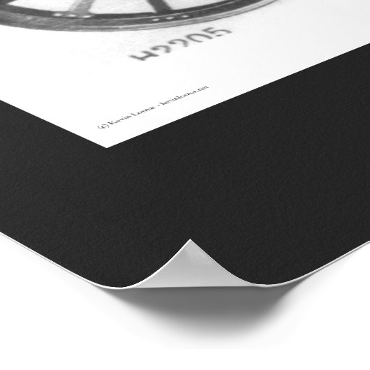 Plowman-Motor Poster (Ecke)