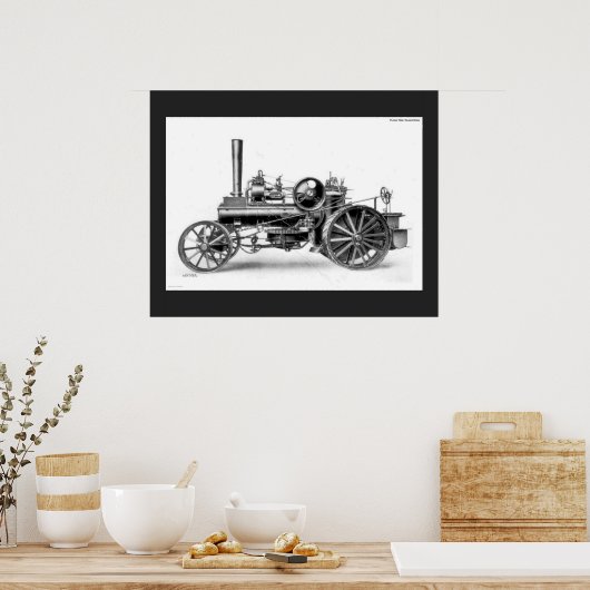 Plowman-Motor Poster (Küche)