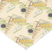 Plowman's Lunch Cheese Pickle UK British Food Tischdecke (Schrägansicht)