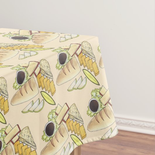 Plowman's Lunch Cheese Pickle UK British Food Tischdecke (Beispiel)