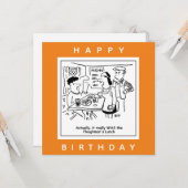 Plowman's Lunch Pub Menu Cartoon Karte (Vorderseite/Rückseite Beispiel)