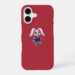 PLP LEPURO - Süßer Krieger-Hasen-König Grafik Stre iPhone 16 Hülle