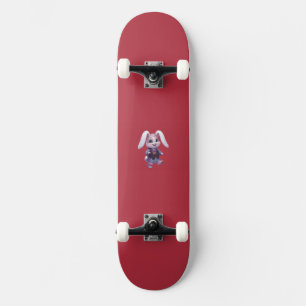 PLP LEPURO - Süßer Krieger-Hasen-König Grafik Stre Skateboard