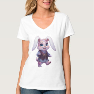 PLP LEPURO - Süßer Krieger-Hasen-König Grafik Stre T-Shirt