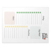 PLR-LehrerIn Notizblock (Vorderseite)