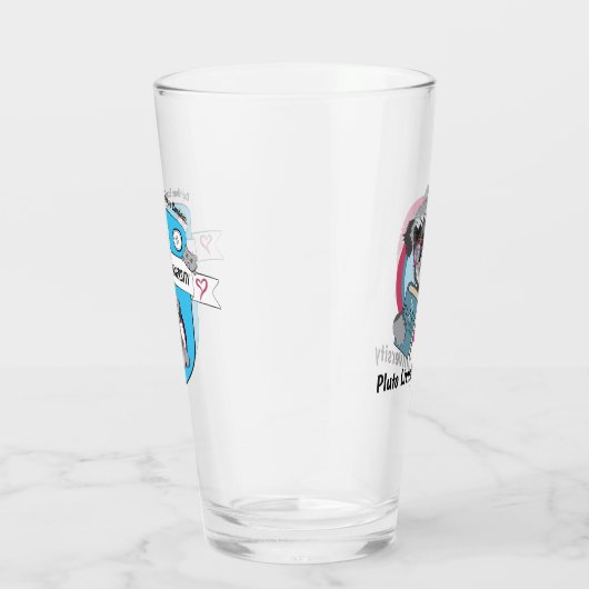 PLU Happy Hour Glass Glas (Rechts)