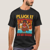 Pluck it Lasse Basted Funny Erntedank Fall D T-Shirt (Vorderseite)
