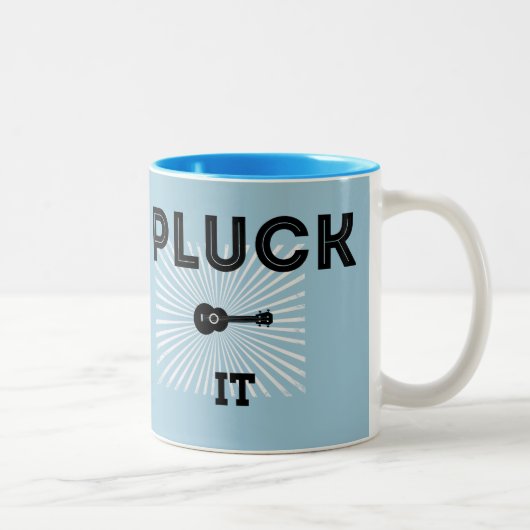 Pluck It Ukulele Tasse (Rechts)