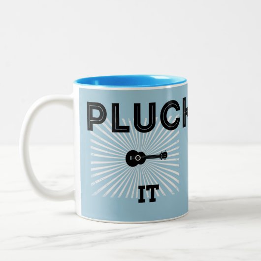 Pluck It Ukulele Tasse (Links)