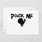 Pluck Me Postkarte (Vorne/Hinten)