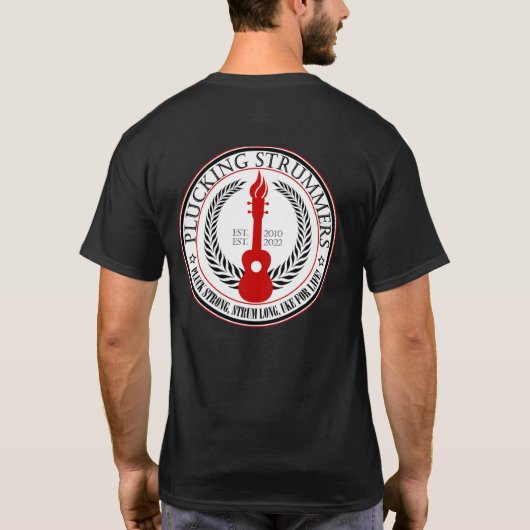 PLUCKING STRUMMERS GCEA TSHIRT (Rückseite)