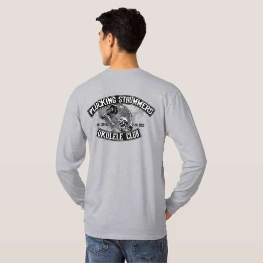 PLUCKING STRUMMERS PLUCKEN STARKER STRUM LANGE SLE T-Shirt (Schwarz voll)