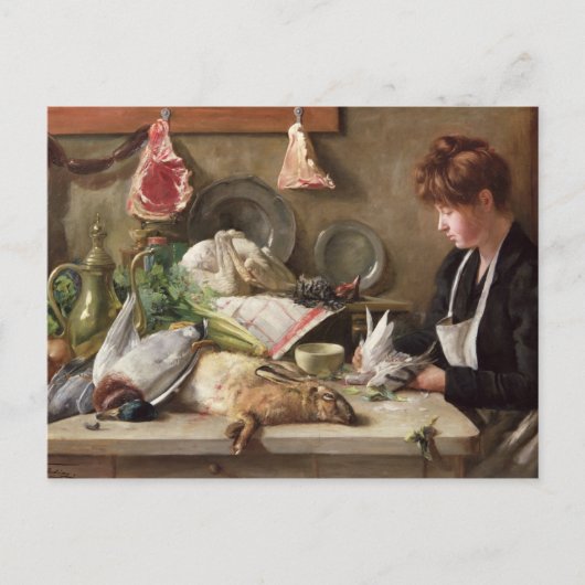 Plucking the Pigeon Postkarte (Vorderseite)
