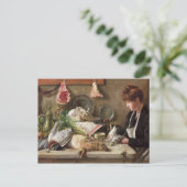 Plucking the Pigeon Postkarte (Stehend Vorderseite)