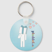 pluddel-Ō ger-herz Schlüsselanhänger (Vorderseite)