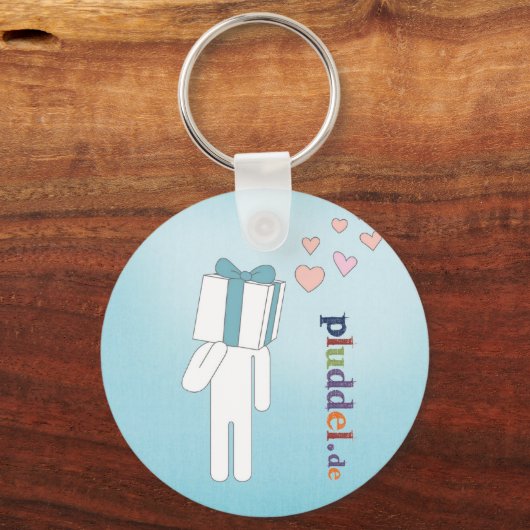 pluddel-Ō ger-herz Schlüsselanhänger (Vorderseite)