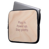 Plug in AI Art Laptopschutzhülle (Vorderseite Links)