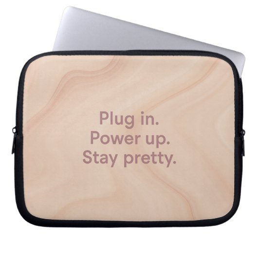 Plug in AI Art Laptopschutzhülle (Vorderseite)