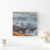 Plug-in-Silver Surfer 2 Quadratische Wanduhr (Zuhause)