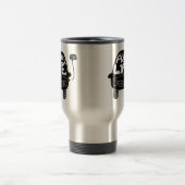 Plug Life Niedlich Black Electric Car Reisebecher (Mittel)