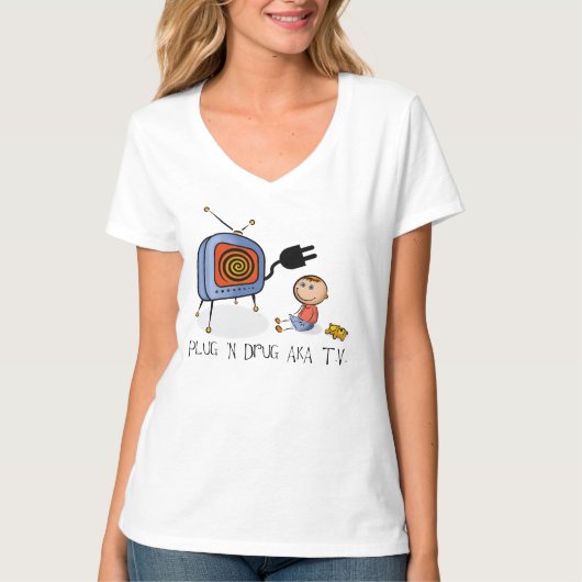 Plug N Drug AKA TV T-Shirt (Vorderseite)