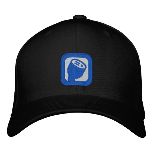PlugShare-Baseball-Cap Bestickte Kappe (Vorderseite)