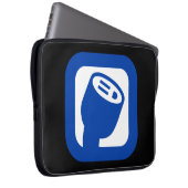 PlugShare Logo-Laptop-Hülse Laptopschutzhülle (Vorne Rechts)