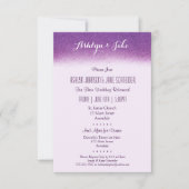 Plum 3.5x5 Einladung zum Hochzeitsessen und Probe (Vorderseite)