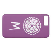 Plum Asian Moods Mandalla Case-Mate iPhone Hülle (Rückseite (Horizontal))