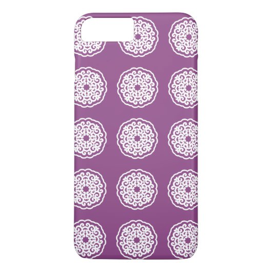 Plum Asian Moods Mandalla Case-Mate iPhone Hülle (Rückseite)