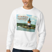 Plum Beach Lighthouse, N. Kingstown, Rhode Island Sweatshirt (Vorderseite)