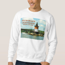 Plum Beach Lighthouse, N. Kingstown, Rhode Island Sweatshirt