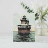 Plum Beach Lighthouse Postkarte (Stehend Vorderseite)