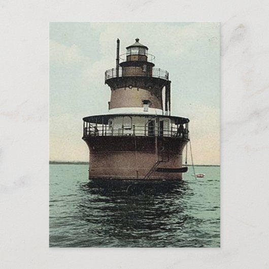 Plum Beach Lighthouse Postkarte (Vorderseite)