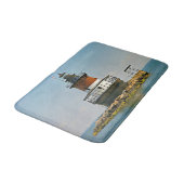 Plum Beach Lighthouse, Rhode Island Bath Mat Badematte (Schrägansicht)