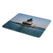 Plum Beach Lighthouse Rhode Island Cutting Board Schneidebrett (Ecke)