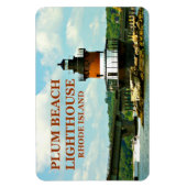 Plum Beach Lighthouse, Rhode Island Foto Magnet (Vertikal)