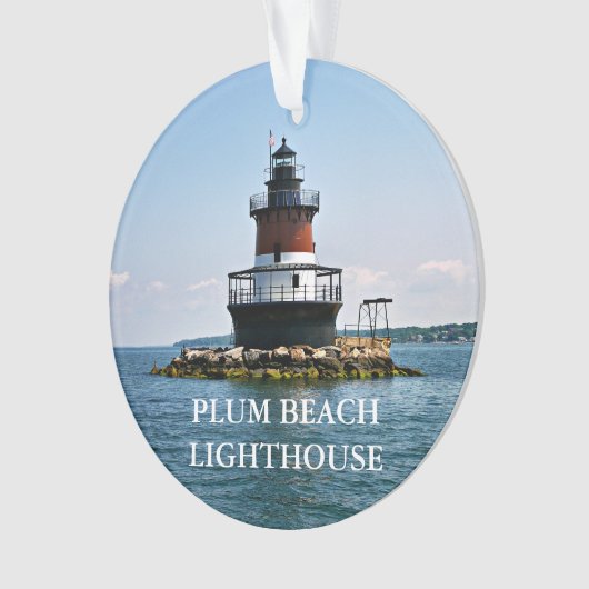 Plum Beach Lighthouse Rhode Island Ornament (Vorderseite)