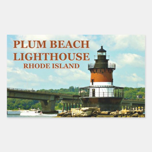 Plum Beach Lighthouse, Rhode Island Stickers (Vorderseite)