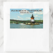 Plum Beach Lighthouse, Rhode Island Stickers (Tasche)