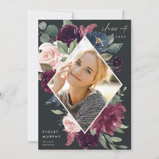 Plum Blossom | Ankündigung von Foto Abschluss (Vorderseite)