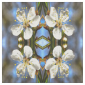 Plum Blossom Botanische Kunst Stoff (Muster)