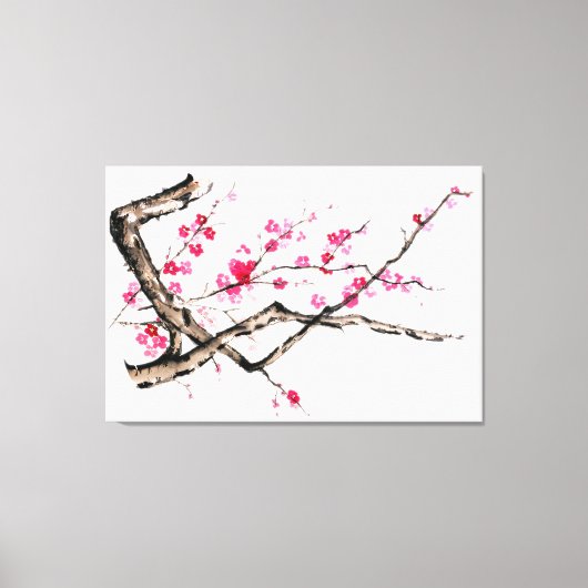 Plum Blossom - eins Leinwanddruck (Vorderseite)