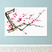 Plum Blossom - eins Leinwanddruck (Insitu (Holzboden))