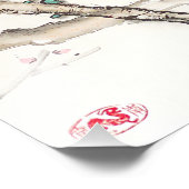 Plum Blossom Fotodruck (Ecke)