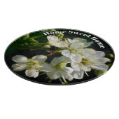 Plum Blossom Home Sweet Home Glass Cutting Board Schneidebrett (Ecke)