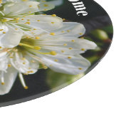 Plum Blossom Home Sweet Home Glass Cutting Board Schneidebrett (Ecke)