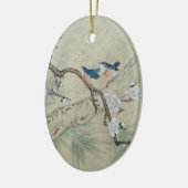 Plum Blossom im Frühling Keramik Ornament (Links)